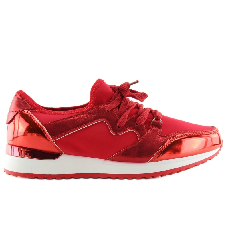 Červená sportovní obuv 6241 červená červené