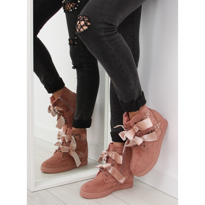 Pink Sneakers pink A-79 Pink II-GAT růžový