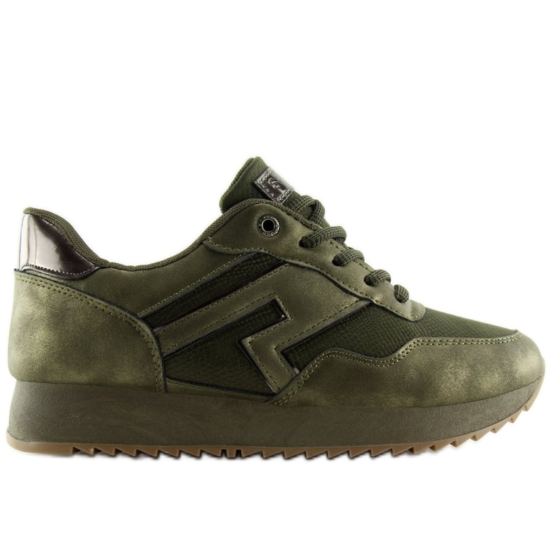 Zelená sportovní obuv KB-091 Army Green Zelená sportovní obuv KB-091 Army Green