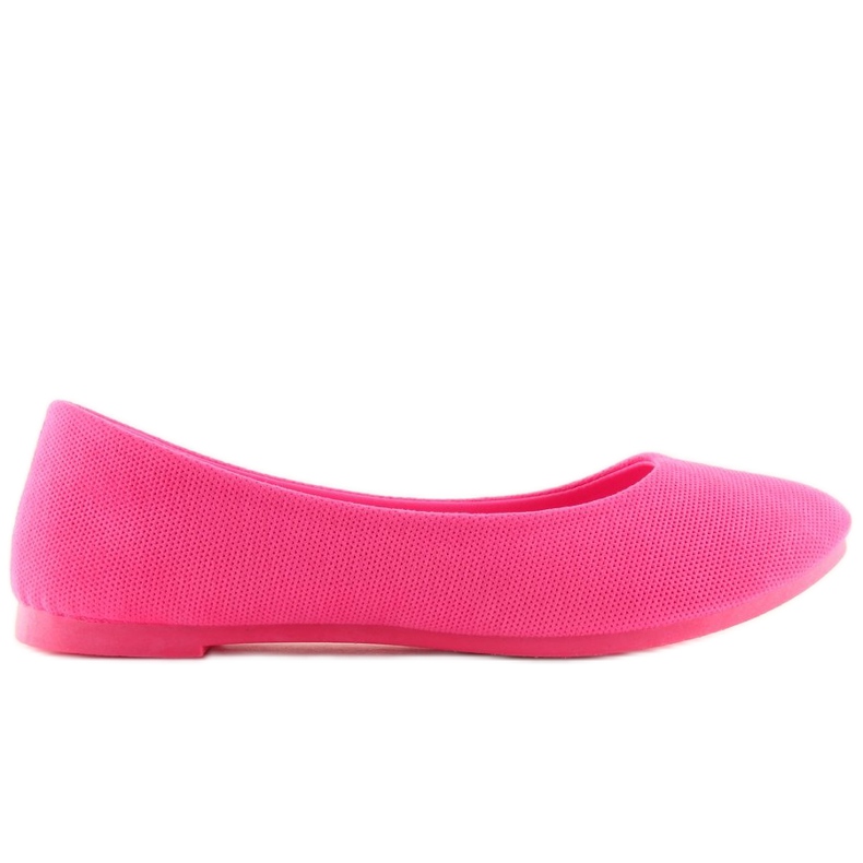 Růžové dámské balerínky JX1018 Fuchsia růžový