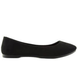 Černé dámské balerínky JX1018 Black černý