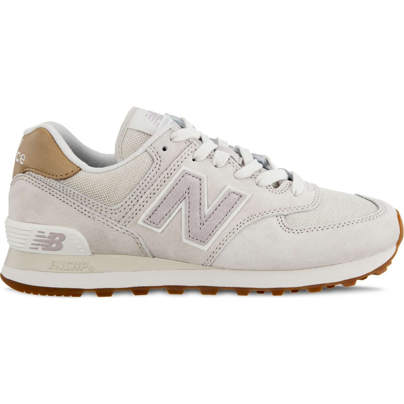 New Balance Wl574lcc Light Cliff Gray S lehkou kašmírkou hnědý vícebarevný