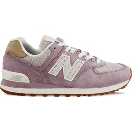 New Balance Wl574clc kašmír s lehkým sklem fialová
