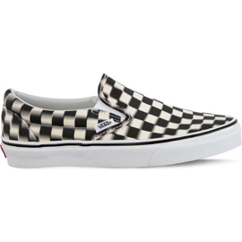 Vans Klasický skluzu na Vjm Blur Check Pack Black Classic White bílý černý