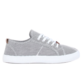 Černé pruhované tenisky JX70P Black černý
