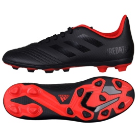 Kopačky Adidas Predator 19.4 FxG Jr G26980 černá černá Kopačky Adidas Predator 19.4 FxG Jr G26980 černá černá