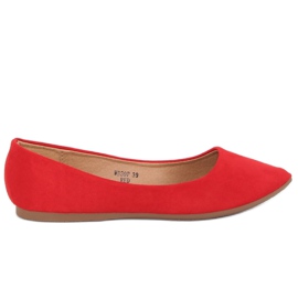 Balerínky mandlově červené prsty WD39P Red červený