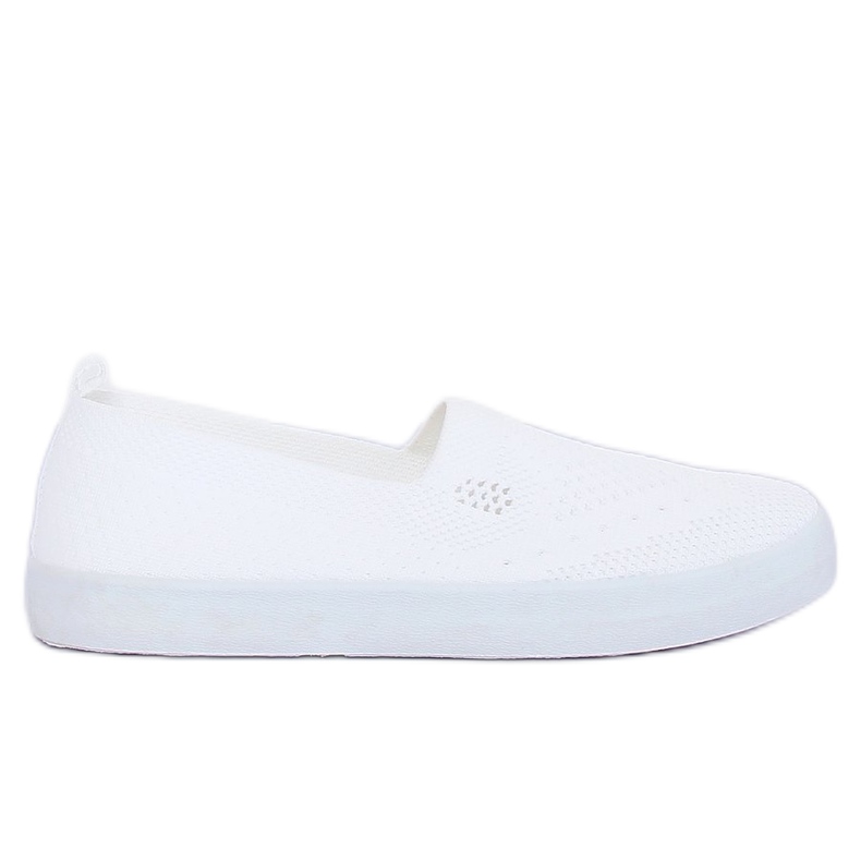 Bílé prolamované tenisky JX63P White bílý