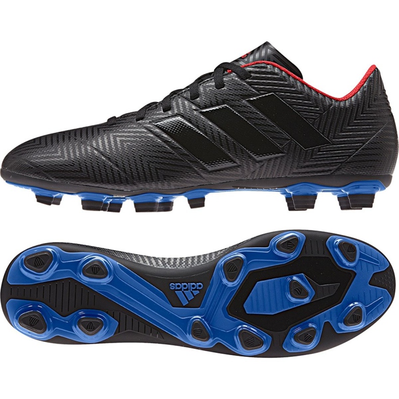Kopačky Adidas Nemeziz 18.4 FxG M D97991 vícebarevný černá