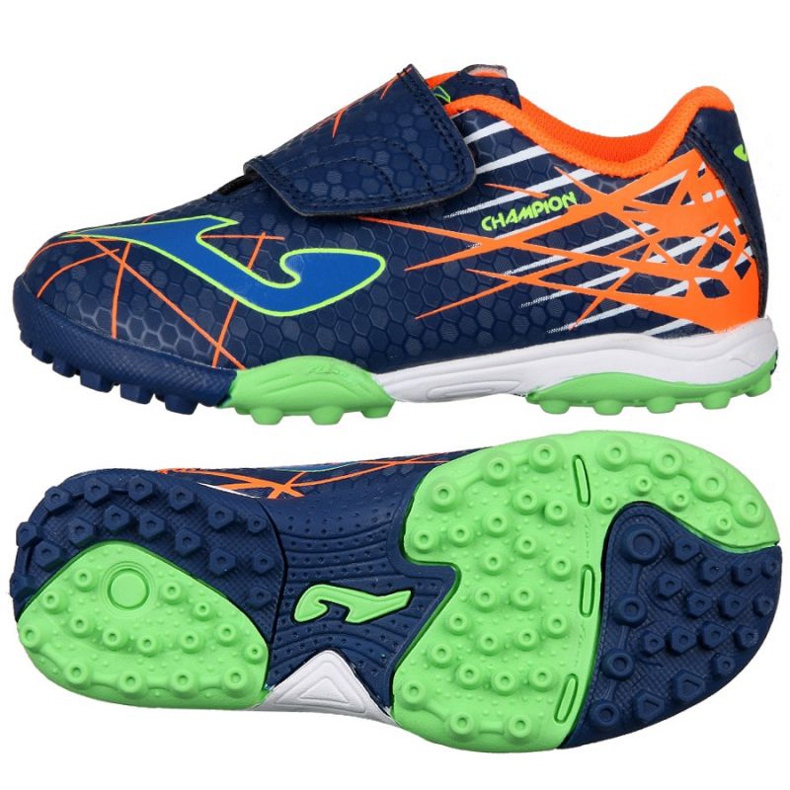 Kopačky Joma Champion 903 Tf Jr CHAJS.903.TF modrý námořnická modrá