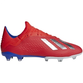Kopačky Adidas X 18.2 Fg M BB9363 červený červený