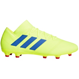 Kopačky Adidas Nemeziz 18.2 Fg M BB9431 žluť žluť