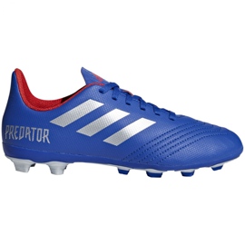 Kopačky Adidas Predator 19.4 FxG Jr CM8540 vícebarevný modrý
