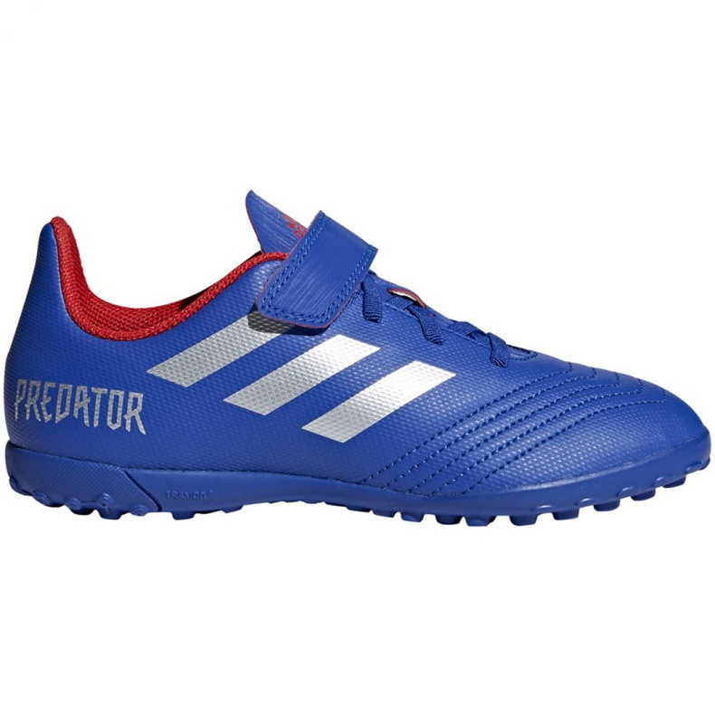 Kopačky Adidas Predator 19.4 Tf Jr CM8559 modrý modrý Kopačky Adidas Predator 19.4 Tf Jr CM8559 modrý modrý