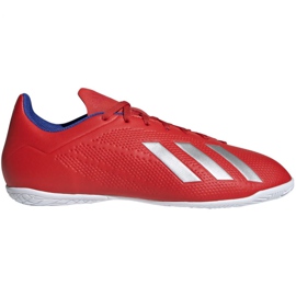 Sálová obuv adidas X 18.4 In M BB9406 vícebarevný červený