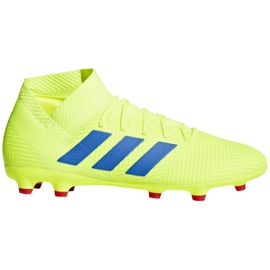 Kopačky Adidas Nemeziz 18.3 Fg M BB9438 vícebarevný žluť
