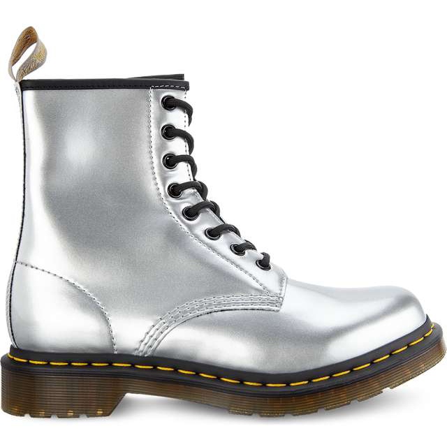 Dr. Martens 1460 Vegan Chrome Silver šedá