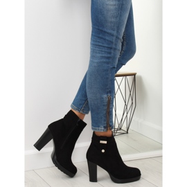 Kotníkové boty černé BK3233 Black II-GAT černý