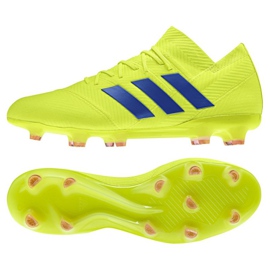 Kopačky Adidas Nemeziz 18.1 FG M BB9426 žluť