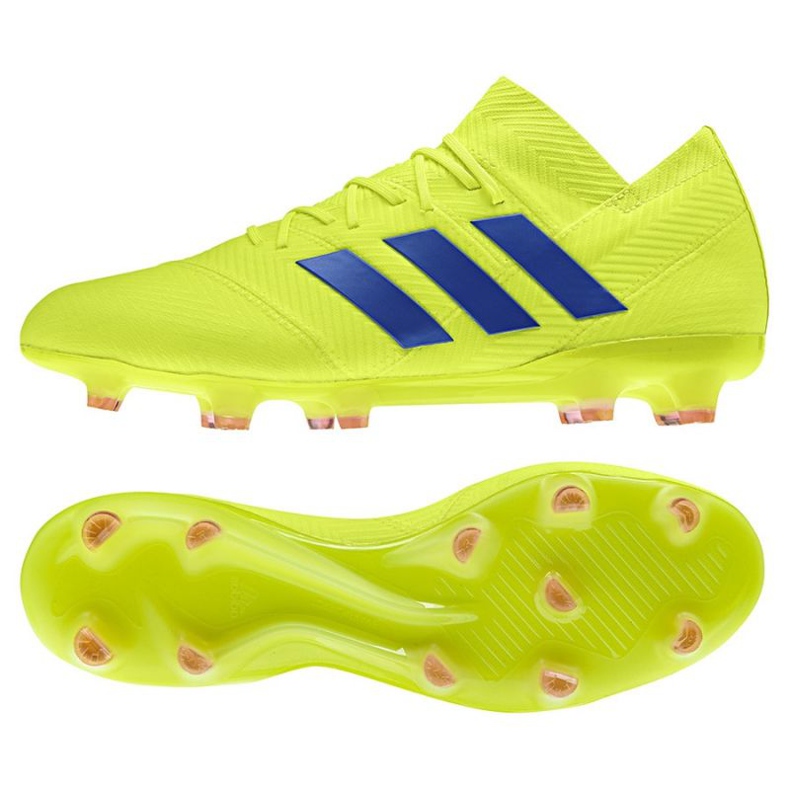 Kopačky Adidas Nemeziz 18.1 FG M BB9426 žlutá
