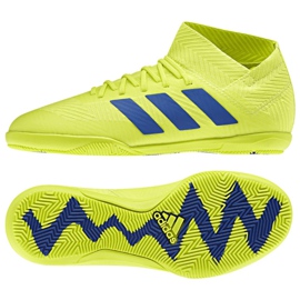 Sálová obuv adidas Nemeziz 18.3 In Jr CM8512 žlutá žlutá Sálová obuv adidas Nemeziz 18.3 In Jr CM8512 žlutá žlutá