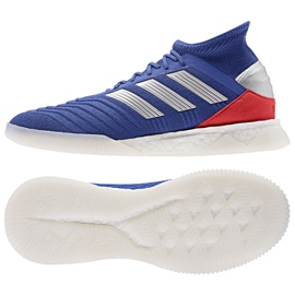 Sálová obuv adidas Predator 19.1 Tr M BB9081 modrý modrý Sálová obuv adidas Predator 19.1 Tr M BB9081 modrý modrý