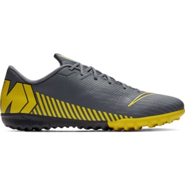 Kopačky Nike Mercurial Vapor X 12 Academy Tf M AH7384-070 černá šedá