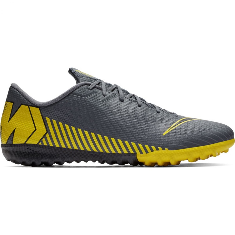Kopačky Nike Mercurial Vapor X 12 Academy Tf M AH7384-070 černá šedá