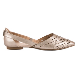 Stylové balerínky VINCEZA žlutá