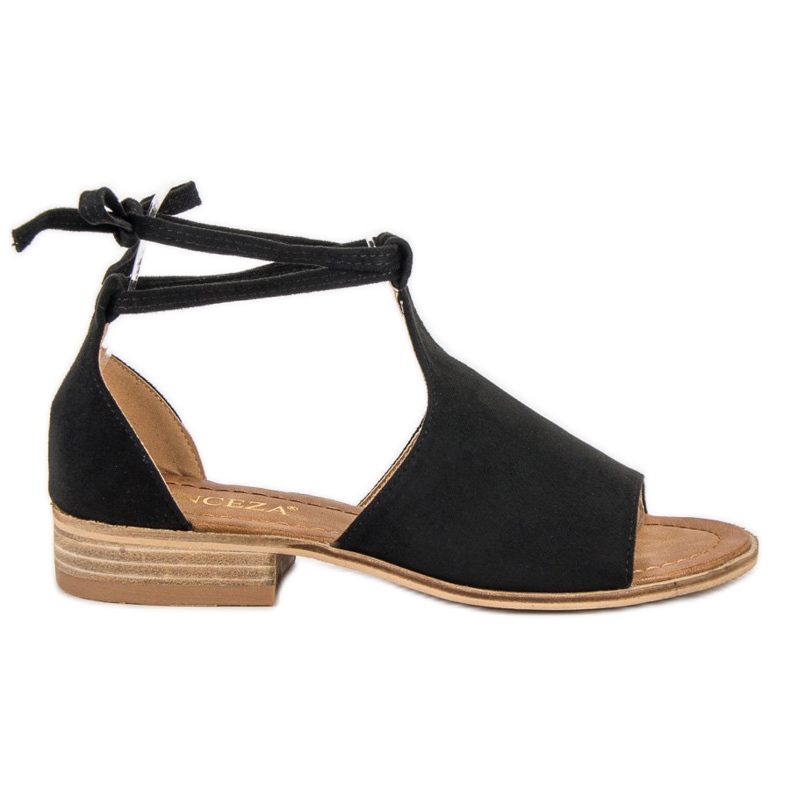 VINCEZA černé sandály černá