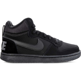 Nike Soudní čtvrť střední Gs 839977 001 černá Nike Soudní čtvrť střední Gs 839977 001 černá