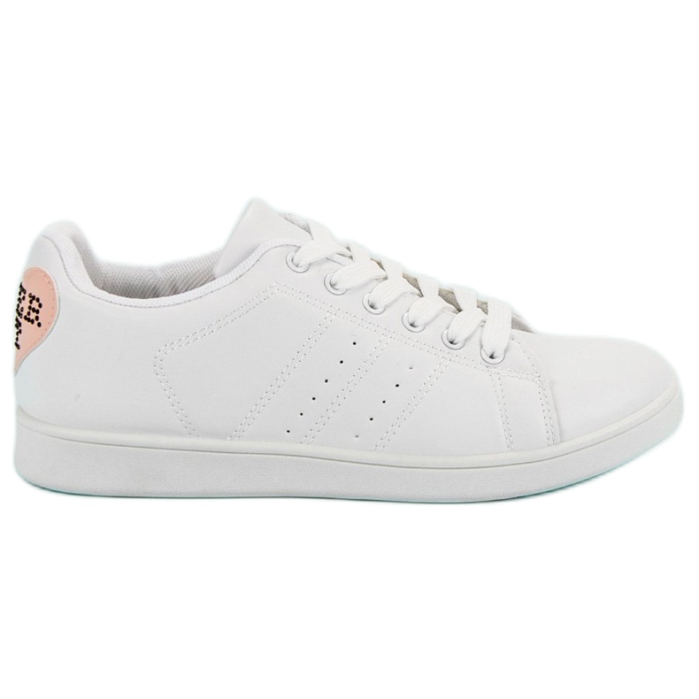 Bílé tenisky se srdcem bílý