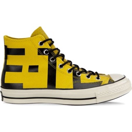Converse Chuck 70 Gore Tex kožená vysoká C163226 Bold Citron Black Egret černý žluť