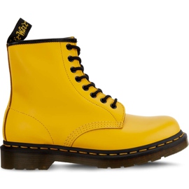 Dr. Martens 1460 Hladké letní ikony žluté pomerančový žluť