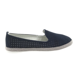 Filippo Dámské dámské balerínky espadrilky F 081 námořnická modř