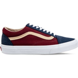 Vans Staré Skool Vmn texturované suede Sailor Blue Port vícebarevný Vans Staré Skool Vmn texturované suede Sailor Blue Port vícebarevný