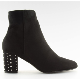 Kotníkové boty černé 3098 Black II-GAT černý