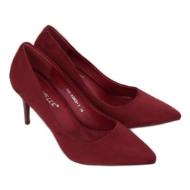 Maroon semišové jehlové 100-828ES-1 víno vícebarevný červené Maroon semišové jehlové 100-828ES-1 víno vícebarevný červené