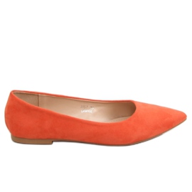 Oranžové balerínky pro ženy 3157 Orange pomerančový
