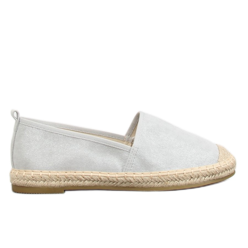Šedé espadrilky pro ženy A615-ESP-1 Grey šedá