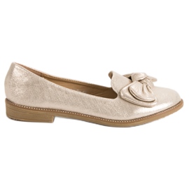 Forever Folie Zlatá baletka s mašlí zlatý Forever Folie Zlatá baletka s mašlí zlatý