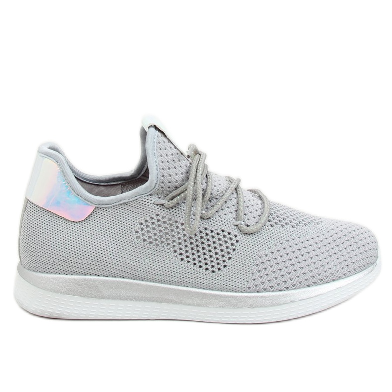 Šedá benzínová sportovní obuv B111-8 šedá