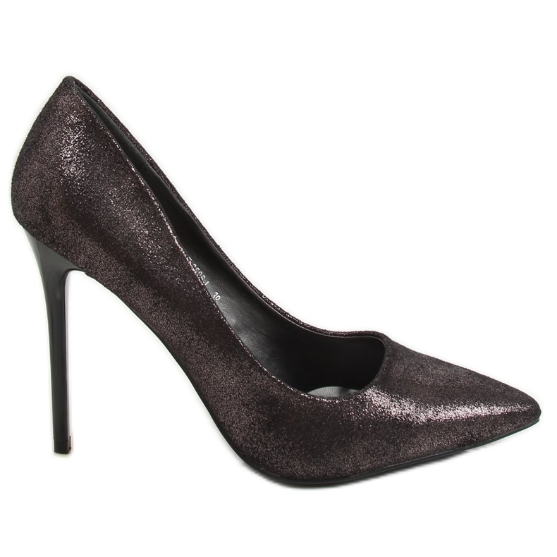 Grafitové dámské vysoké podpatky AT-0596-L Spear černá vícebarevný Grafitové dámské vysoké podpatky AT-0596-L Spear černá vícebarevný