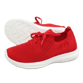 Červená sportovní obuv LX-9837 Red červený