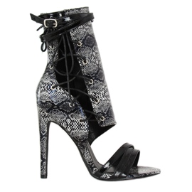 Černá Snake boty JR-041 Black