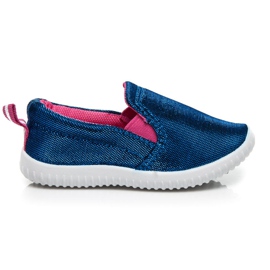 Haker Lesklý skluzu modrý