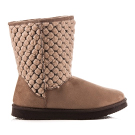 Kylie Teplý Mukluki hnědý