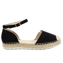 Černé dámské espadrilky JH85 Black černý