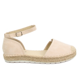 Dámské béžové espadrilky JH85 Beige béžový Dámské béžové espadrilky JH85 Beige béžový