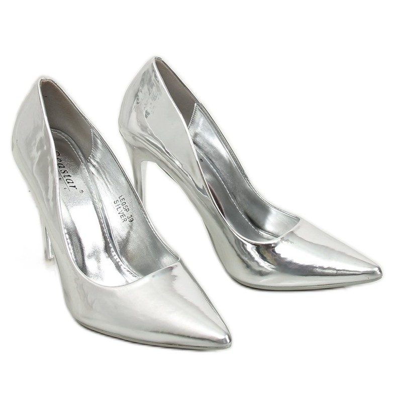 Kovové kolíky stříbrné LE05P Silver šedá